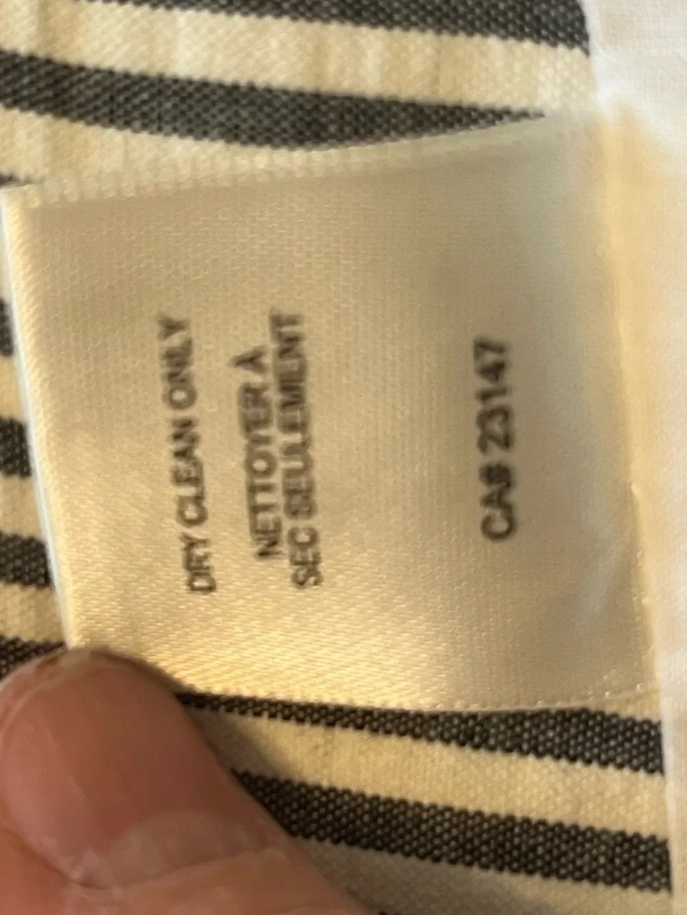 NWOT Talbots Petite Bumblebee Black and White Striped Skirt - Picture 8 of 9